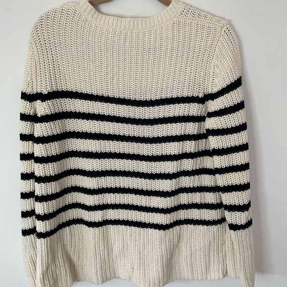 Ann Taylor Knitted Striped Sweater size large - Picture 5 of 5